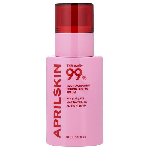 April Skin, RXA Niacinamide Toning Shot 99% Serum, Toning Shot 99% Serum mit Niacinamid, 30 ml (1,01 fl. oz.)