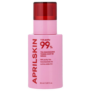 إبريل سكين‏, مصل TXA Niacinamide Toning Shot بنسبة 99٪ ، 1.01 أونصة سائلة (30 مل)