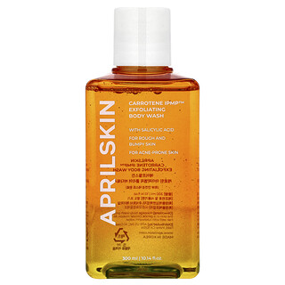 April Skin, Jabón líquido exfoliante para el cuerpo Carrotene IPMP™, 300 ml (10,14 oz. líq.)