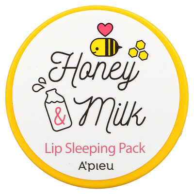 Купить A'Pieu Honey & Milk, ночная маска для губ, 6, 7 г