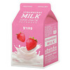 A'Pieu, Strawberry Milk One-Pack Beauty Face Mask, Brightening, 1 Sheet, 21 g
