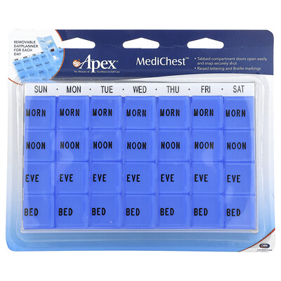 

Apex MediChest Vitamin and Medication Organizer