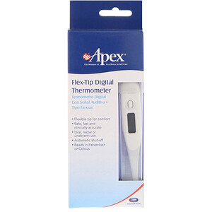 Отзывы о Апекс, Flex-Tip Digital Thermometer, 1 Thermometer