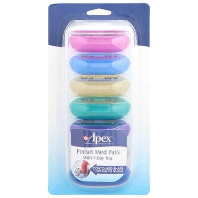 Product Image for Apex, Pocket Med Pack with 7-Day Tray, 1 Tray