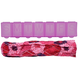 Отзывы о Апекс, Pill Organizer with Decorative Sleeve, Medium, 1 Pill Organizer