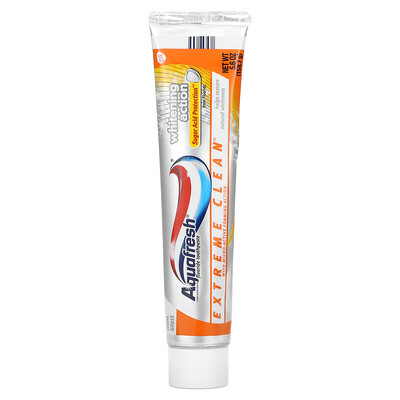 Купить Aquafresh Экстремально чистая зубная паста с фтором, отбеливающее действие, мятный крем, 158, 7 г (5, 6 унции)