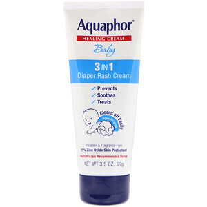 Отзывы о Акауфор, Baby, Healing Cream, 3 In 1 Diaper Rash Cream, 3.5 oz (99 g)