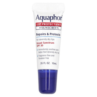 Aquaphor, Læbebeskyttende + solcreme, SPF 30, 10 ml