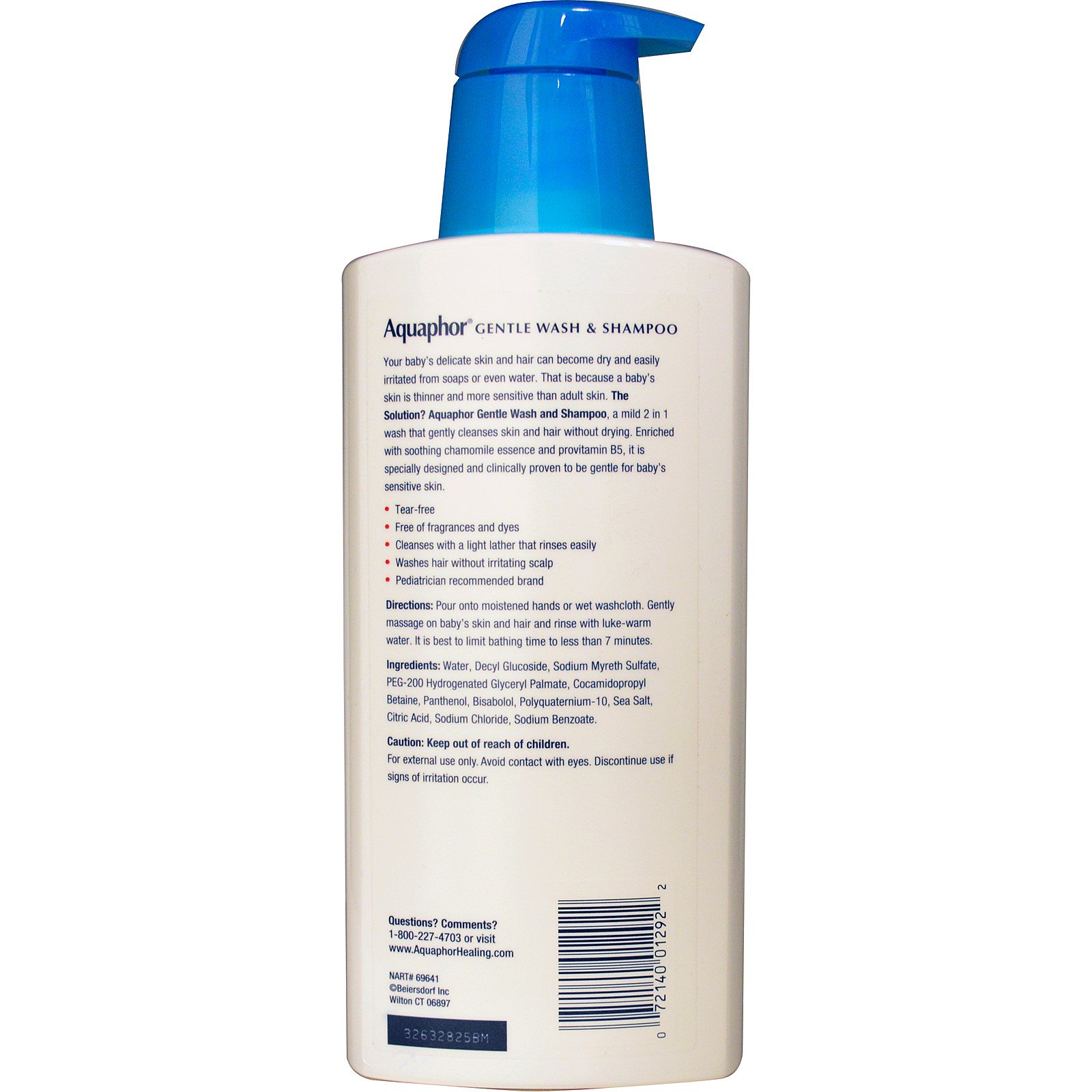 aquaphor body wash and shampoo