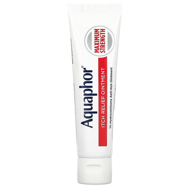 Aquaphor, Itch Relief Ointment, Maximum Strength, Fragrance Free, 1 oz (28 g)