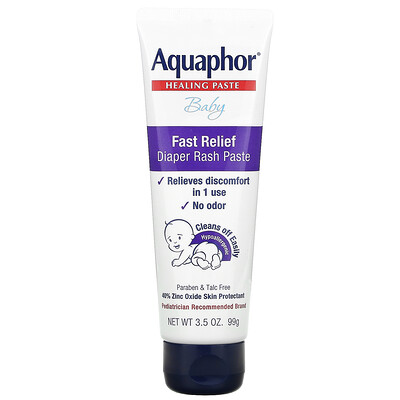 

Aquaphor Baby Healing Paste Fast Relief Diaper Rash Paste 3.5 oz (99 g)