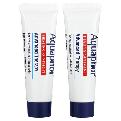 

Aquaphor Advanced Therapy Healing Ointment 2 Tubes 0.35 oz (10 g) Each