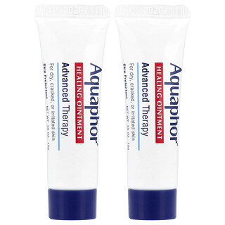Aquaphor, Advanced Therapy, Healing Ointment, Fragrance Free , 2 Tubes, 0.35 oz (10 g) Each