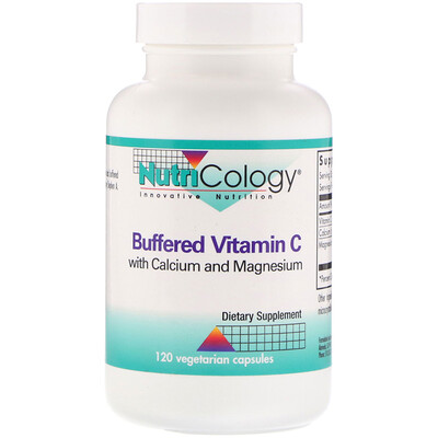 Nutricology Буферизованный витамин C, 120 капсул на растительной основе