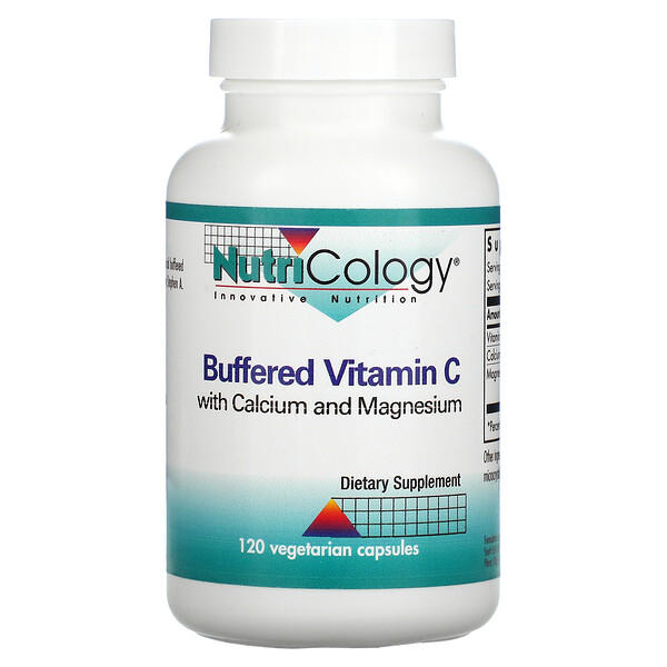 Nutricology, Buffered Vitamin C with Calcium and Magnesium, 120
