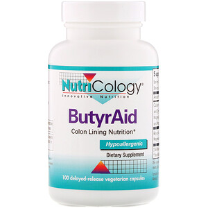 Отзывы о Нутриколоджи, ButyrAid, 100 Delayed-Release Vegetarian Capsules
