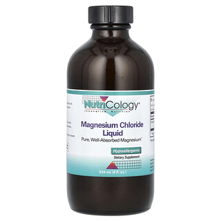 Nutricology, Cloruro de magnesio líquido, 8 fl oz (236 ml)
