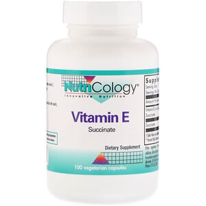 Отзывы о Нутриколоджи, Vitamin E, Succinate, 100 Vegetarian Capsules