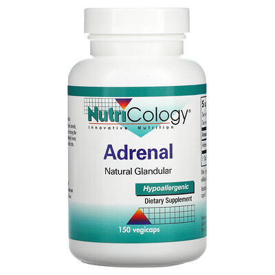 

Nutricology Adrenal Natural Glandular 150 Vegicaps