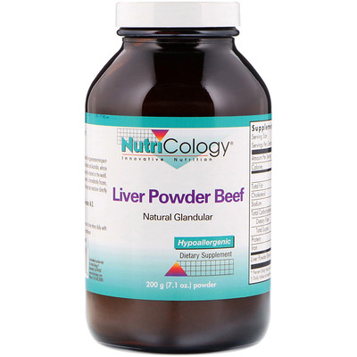 

Nutricology Liver Powder Beef, порошок, 200 г