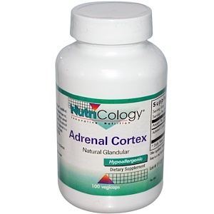 Отзывы о Нутриколоджи, Adrenal Cortex, 100 Veggie Caps