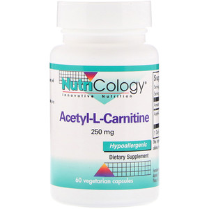 Отзывы о Нутриколоджи, Acetyl-L-Carnitine, 250 mg, 60 Vegetarian Capsules