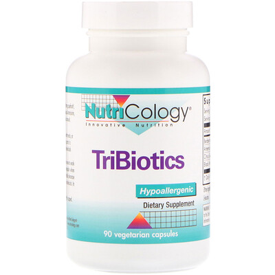

TriBiotics, 90 вегетарианских капсул