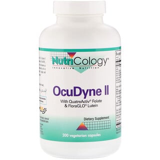 Nutricology, OcuDyne II, 200 Comprimidos Vegetarianos