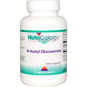 Купить Nutricology, N-ацетил глюкозамин, 90 растительных капсул  на IHerb
