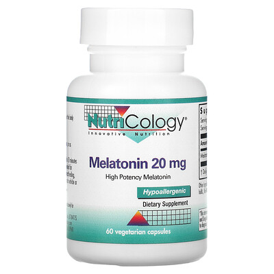 

Nutricology Melatonin 20 mg 60 Vegetarian Capsules