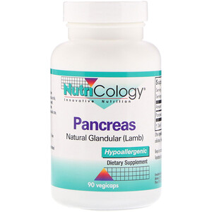 Нутриколоджи, Pancreas, Natural Glandular (Lamb), 90 Vegicaps отзывы