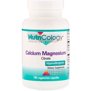 Отзывы о Нутриколоджи, Calcium Magnesium, Citrate, 100 Vegetarian Capsules