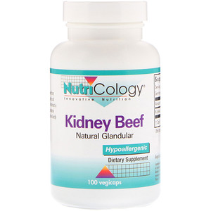 Отзывы о Нутриколоджи, Kidney Beef, Natural Glandular, 100 Vegicaps