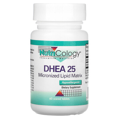 

Nutricology, DHEA 25, 60 Scored Tablets