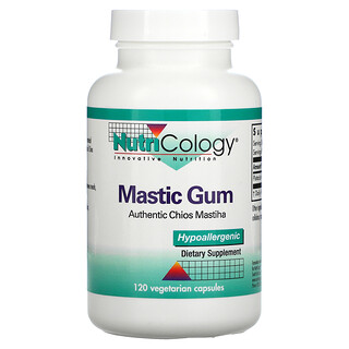 Nutricology, Mastic Gum, 120 Cápsulas Vegetais
