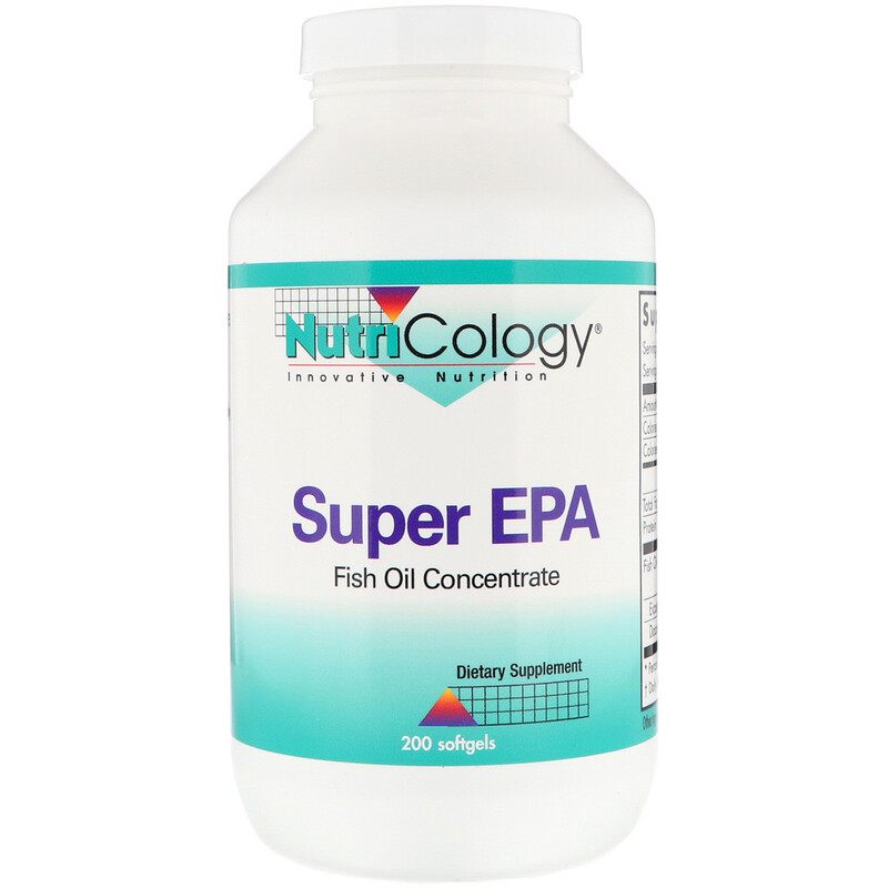 Nutricology, Super EPA, Fish Oil Concentrate, 200 Softgels iHerb