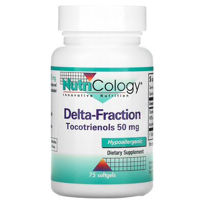 

Nutricology Delta-Fraction Tocotrienols 50 mg 75 Softgels