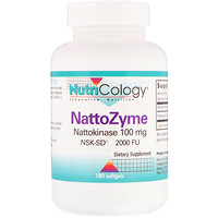 NattoZyme, 100 мг, 180 мягких таблеток - изображение