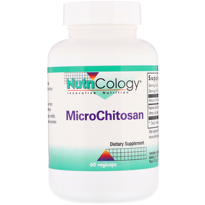 Nutricology MicroChitosan, 60 растительных капсул