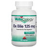 Nutricology, Ox Bile, 125 mg, 180 Vegicaps