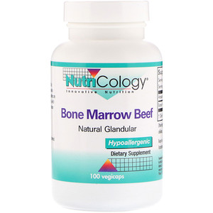 Отзывы о Нутриколоджи, Bone Marrow Beef, Natural Glandular, 100 VegiCaps