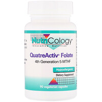 Фолат QuatreActiv, 90 вегетарианских капсул - изображение