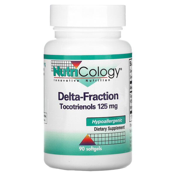 Nutricology‏, Delta-Fraction Tocotrienols, 125 mg, 90 Softgels