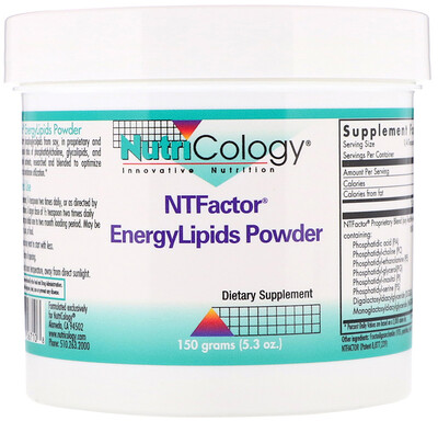 Nutricology NTFactor, порошок липидов EnergyLipids, 150 г (5,3 унции)