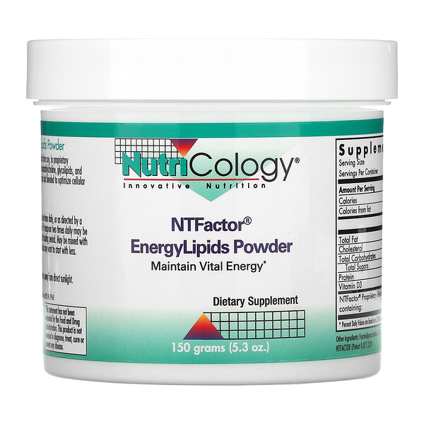 Nutricology, NT-Faktor, Energie Lipide Pulver, 150 Gramm