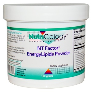 Nutricology, NT Factor, энергетические липиды в порошке, 150 граммов