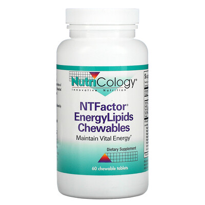 

Nutricology NTFactor EnergyLipids жевательные таблетки 60 жевательных таблеток