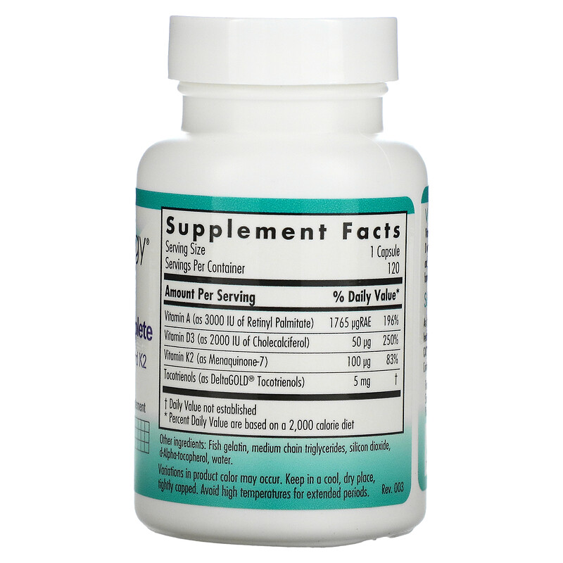 Nutricology, Vitamin D3 Complete, 120 Fish Gelatin Capsules iHerb