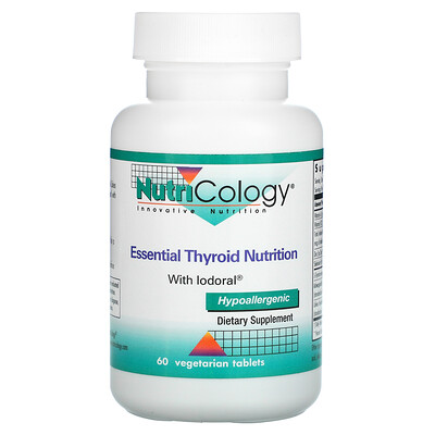 

Nutricology Essential Thyroid Nutrition with Iodoral 60 Vegetarian Tablets