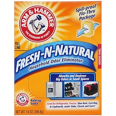 Arm & Hammer, Fresh-n-Natural Household Odor Eliminator Baking Soda, 14 oz (396.8 g)